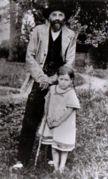 V.Reiman tütrega vanaduspõlves